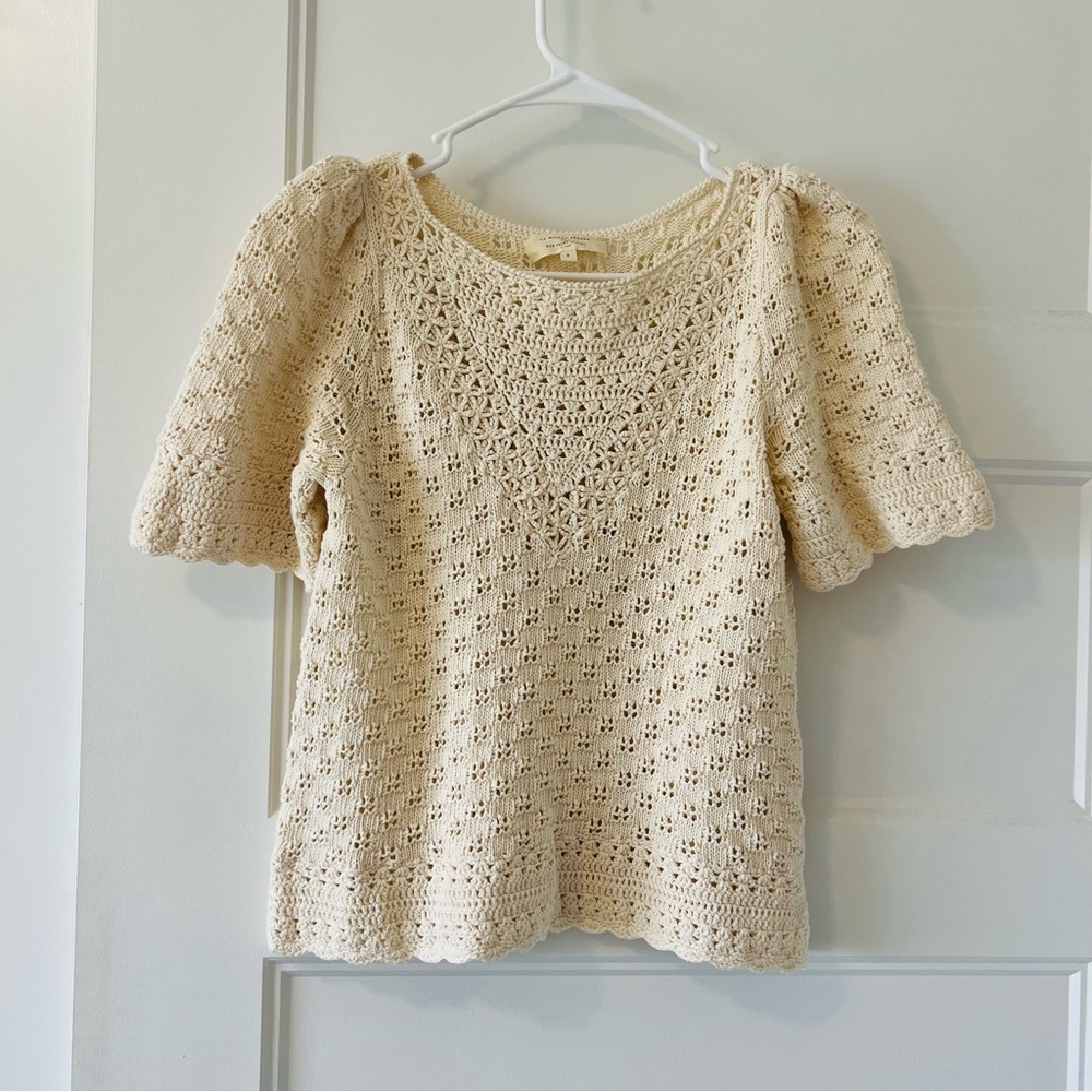 RARE! Sezane Lalia Jumper Cream - Size S